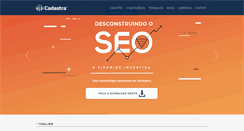 Desktop Screenshot of cadastra.com.br
